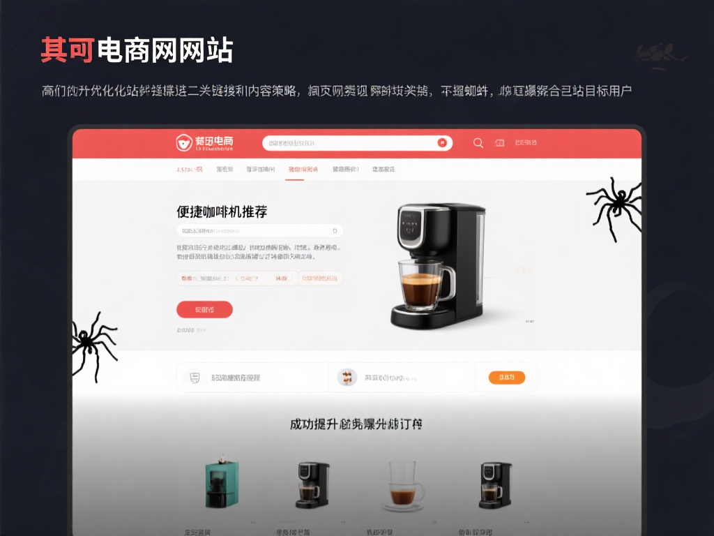 以某电子商务网站为例，他们通过优化站内链